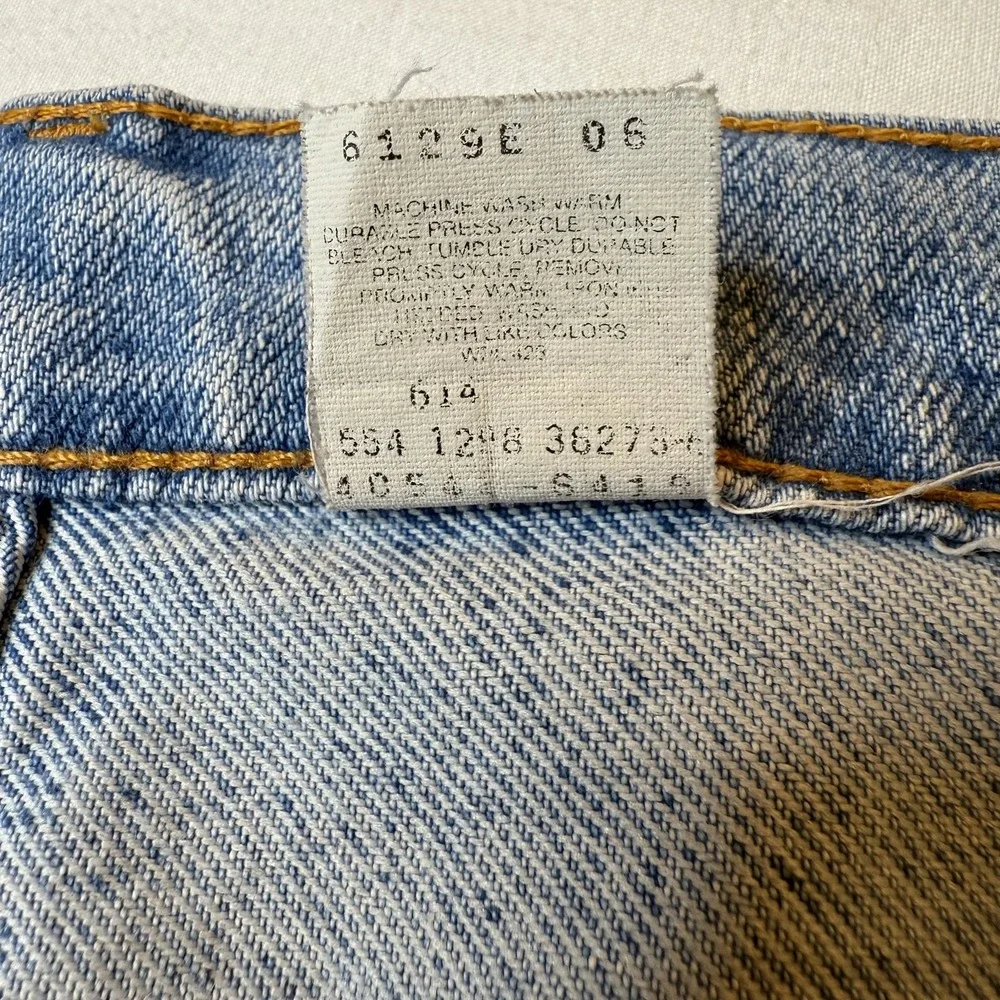 Levis 560 Jeans Mens 36x29 Relaxed Fit Tapered Leg Vintage Denim Made‎ USA 90s